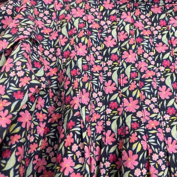 Meet Me In Santorini Pink and Navy Floral Beach and Coastal Resort Wear Size XS - Picture 3 of 6